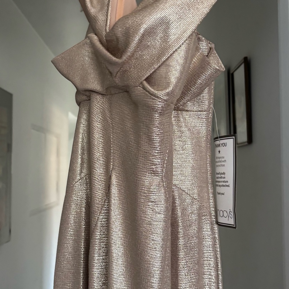 Elegant Metallic Dress